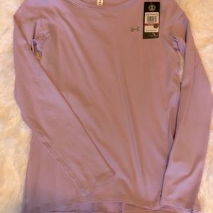NWT Under Armour Heat Gear Light Purple Sz XS